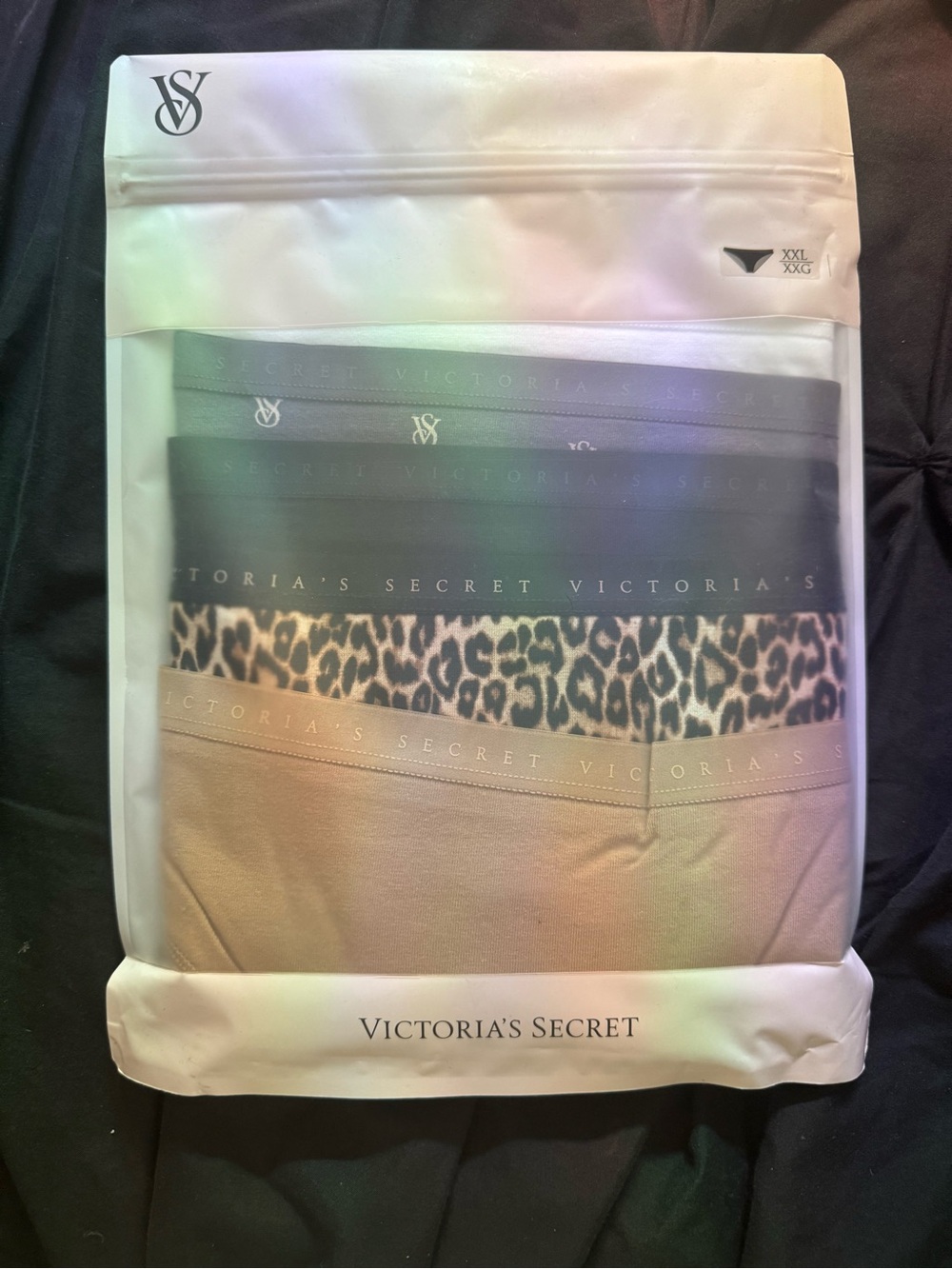 Victoria's Secret Bikini Brief 5 pack — Black, Leopard, Nude